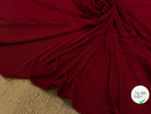 JERSEY ASPECT CRÊPE VISCOSE FROIDE 8% EA ROUGE RUBY - My Little Coupon