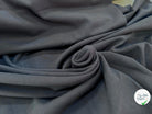 JERSEY COTON 2% ÉLASTHANNE TUBULAIRE 70CM CÔTE 1X1 ASPHALT - My Little Coupon