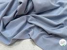 JERSEY COTON 2% ÉLASTHANNE TUBULAIRE 70CM CÔTE 1X1 BLUE BLIZZARD - My Little Coupon