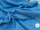JERSEY COTON 2% ÉLASTHANNE TUBULAIRE 70CM CÔTE 1X1 BONNIE BLUE - My Little Coupon