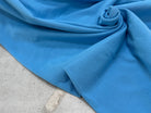 JERSEY COTON 2% ÉLASTHANNE TUBULAIRE 70CM CÔTE 1X1 BONNIE BLUE - My Little Coupon