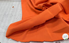 JERSEY COTON 2% ÉLASTHANNE TUBULAIRE 70CM CÔTE 1X1 CELOSIA ORANGE - My Little Coupon
