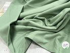 JERSEY COTON 2% ÉLASTHANNE TUBULAIRE 70CM CÔTE 1X1 DARK FAIR GREEN - My Little Coupon