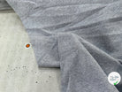 JERSEY COTON 2% ÉLASTHANNE TUBULAIRE 70CM CÔTE 1X1 GRIS CHINÉ CLAIR - My Little Coupon