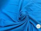 JERSEY COTON 2% ÉLASTHANNE TUBULAIRE 70CM CÔTE 1X1 IBIZA BLUE - My Little Coupon