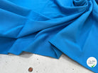 JERSEY COTON 2% ÉLASTHANNE TUBULAIRE 70CM CÔTE 1X1 IBIZA BLUE - My Little Coupon