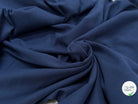 JERSEY COTON 2% ÉLASTHANNE TUBULAIRE 70CM CÔTE 1X1 INDIGO - My Little Coupon