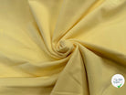 JERSEY COTON 2% ÉLASTHANNE TUBULAIRE 70CM CÔTE 1X1 JAUNE 83 - My Little Coupon