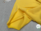 JERSEY COTON 2% ÉLASTHANNE TUBULAIRE 70CM CÔTE 1X1 MINION YELLOW - My Little Coupon