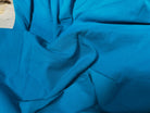JERSEY COTON 2% ÉLASTHANNE TUBULAIRE 70CM CÔTE 1X1 MYKONOS BLUE - My Little Coupon