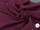 JERSEY COTON 2% ÉLASTHANNE TUBULAIRE 70CM CÔTE 1X1 PRUNE CAMUSET - My Little Coupon