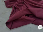 JERSEY COTON 2% ÉLASTHANNE TUBULAIRE 70CM CÔTE 1X1 PRUNE CAMUSET - My Little Coupon