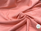 JERSEY COTON 2% ÉLASTHANNE TUBULAIRE 70CM CÔTE 1X1 ROSE CAMUSET - My Little Coupon