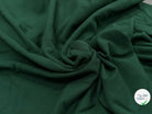 JERSEY COTON 2% ÉLASTHANNE TUBULAIRE 70CM CÔTE 1X1 VERT FONCÉ CAMUSET - My Little Coupon