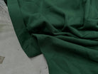 JERSEY COTON 2% ÉLASTHANNE TUBULAIRE 70CM CÔTE 1X1 VERT FONCÉ CAMUSET - My Little Coupon