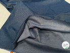 JERSEY COTON 2% ÉLASTHANNE TUBULAIRE 70CM CÔTE 1X1 VICTORY BLUE - My Little Coupon