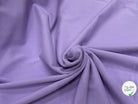 JERSEY COTON 2% ÉLASTHANNE TUBULAIRE 70CM PURPLE ROSE CÔTE 1X1 - My Little Coupon
