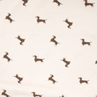 JERSEY COTON 5% ELASTHANNE MOTIFS TECKELS - My Little Coupon