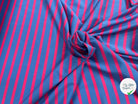 JERSEY COTON MARINIÈRE RIVIERA PIVOINE MADE IN FRANCE - My Little Coupon