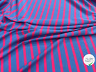 JERSEY COTON MARINIÈRE RIVIERA PIVOINE MADE IN FRANCE - My Little Coupon