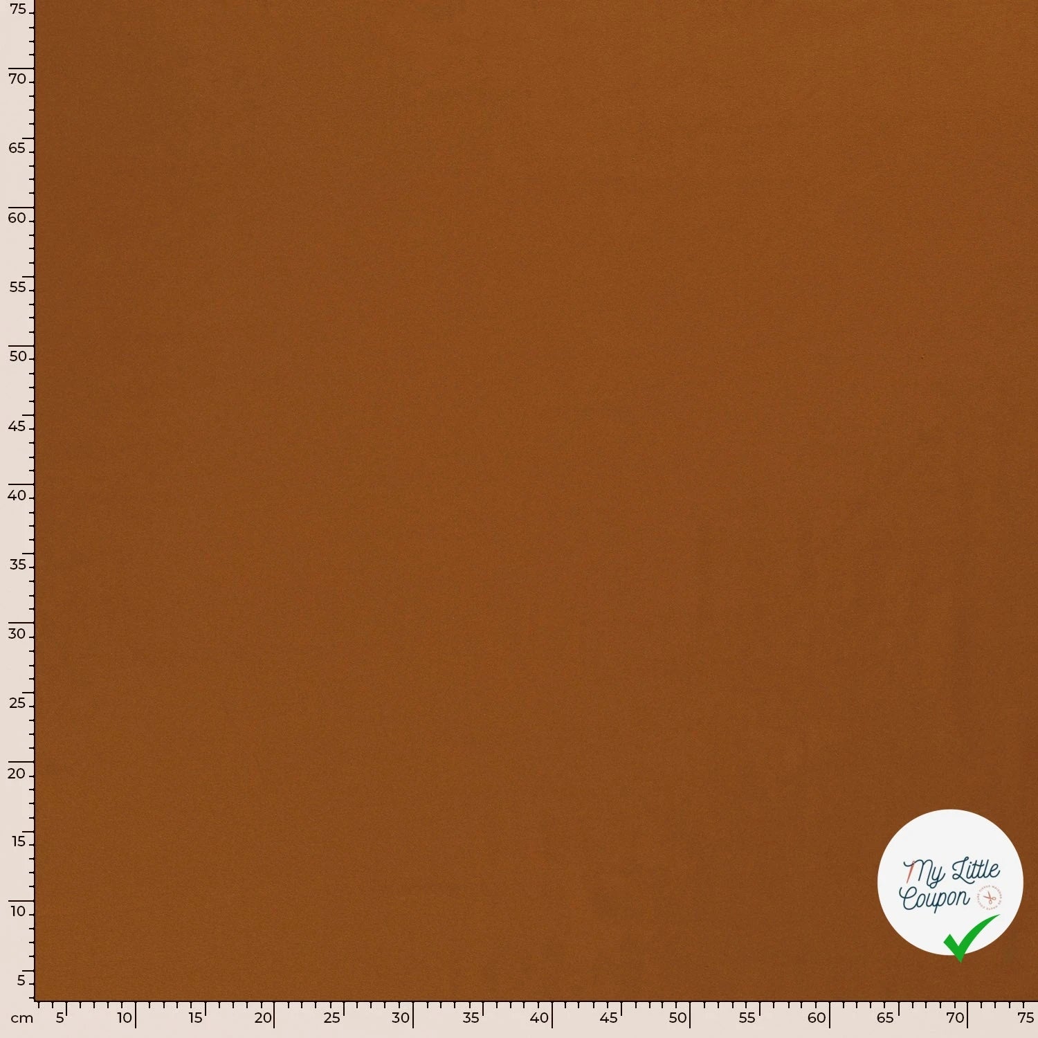 JERSEY DE COTON BELLE TENUE CARAMEL - My Little Coupon