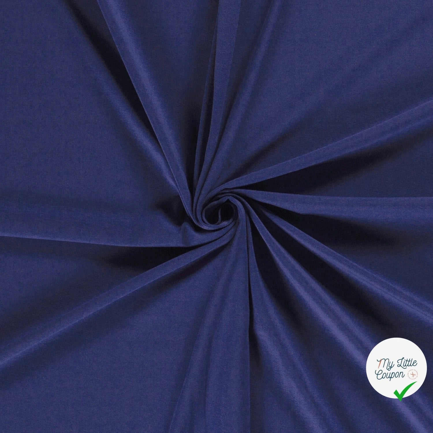JERSEY DE COTON BELLE TENUE COBALT - My Little Coupon