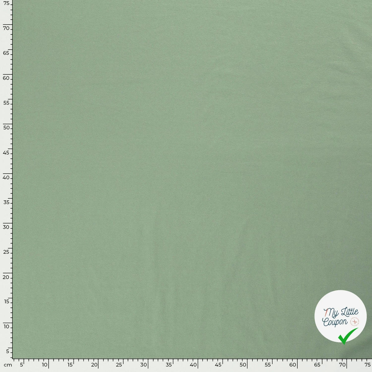 Jersey de coton belle tenue menthe foncée