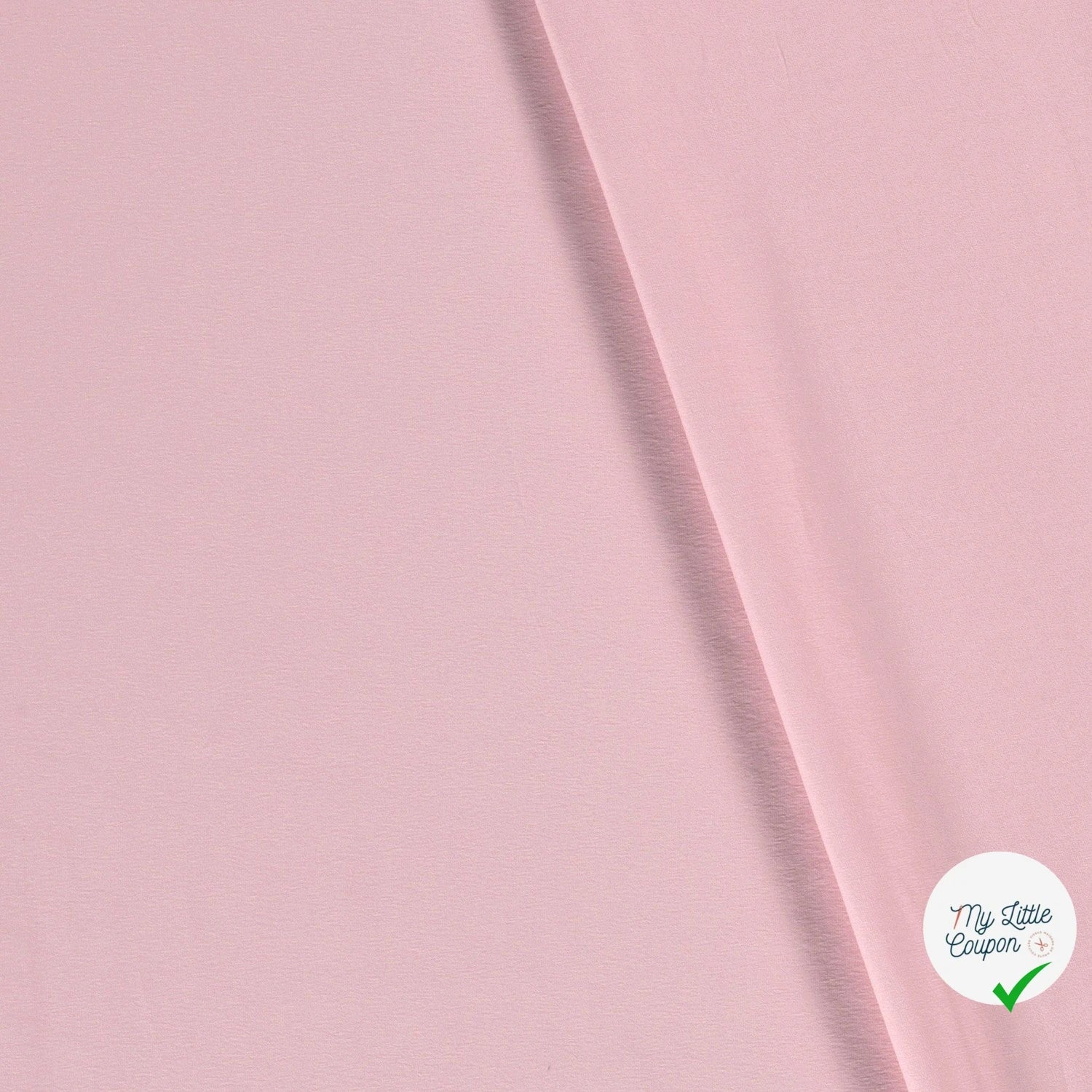 JERSEY DE COTON BELLE TENUE ROSE CLAIR - My Little Coupon