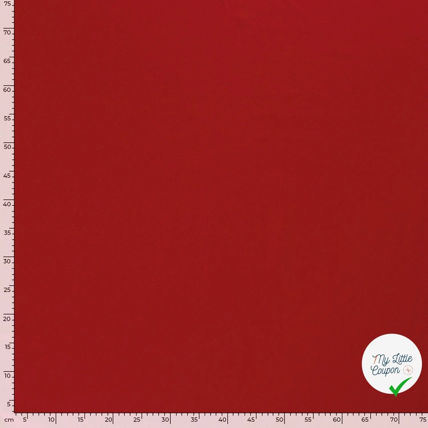 JERSEY DE COTON BELLE TENUE ROUGE - My Little Coupon
