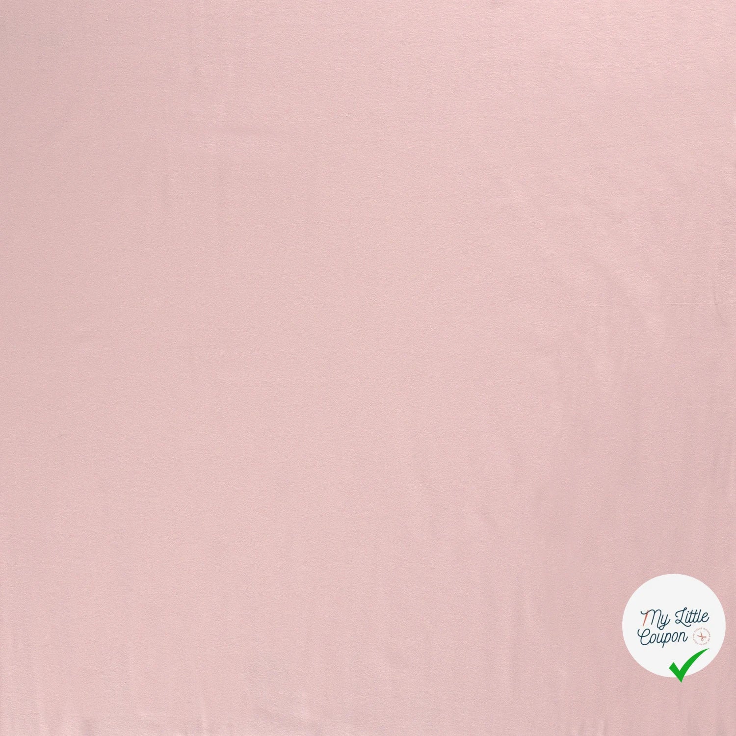 JERSEY DE COTON BELLE TENUE UNICOLORE NUDE - My Little Coupon