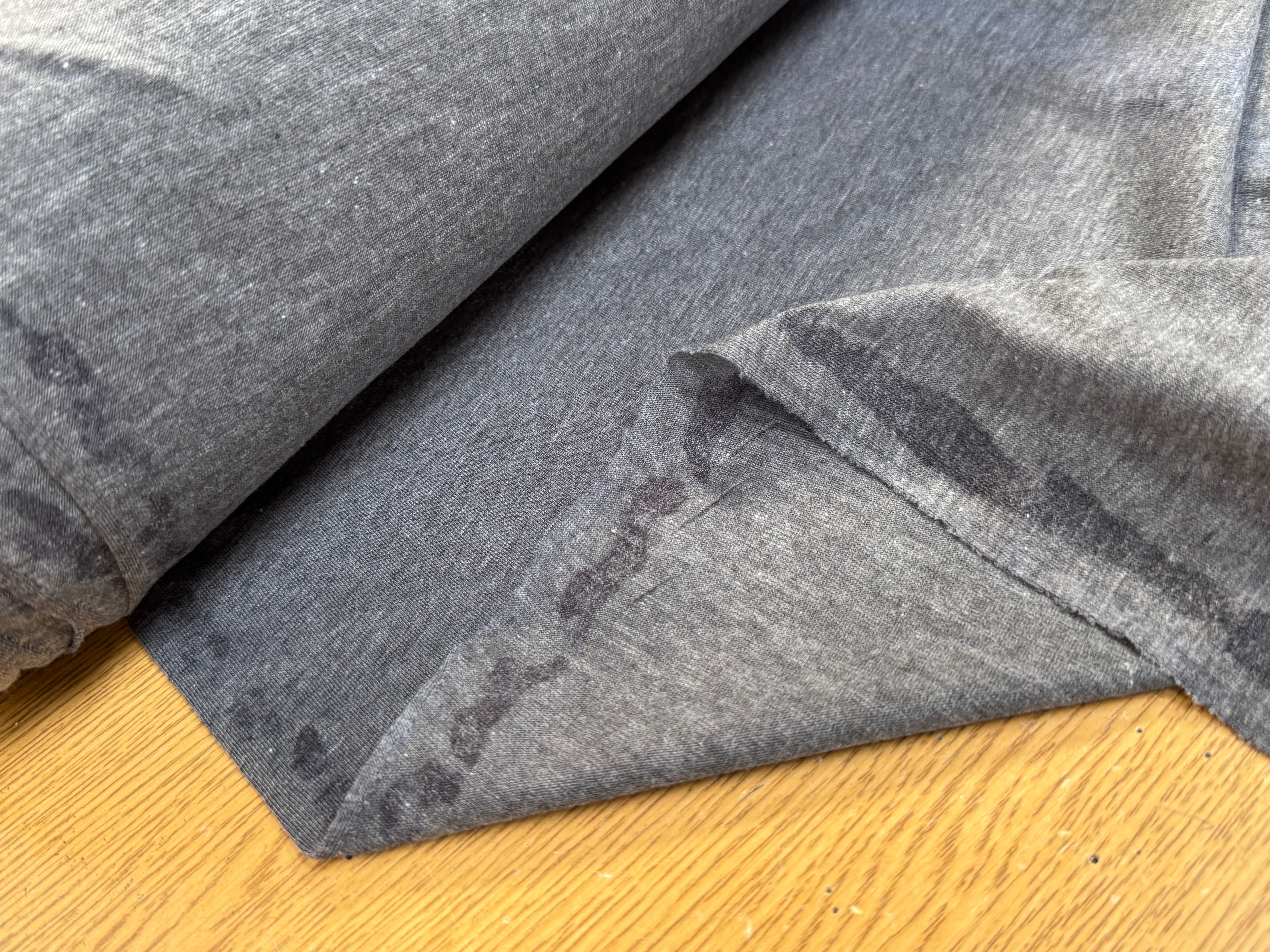 JERSEY DE COTON DOUX GRIS FONCÉ - My Little Coupon