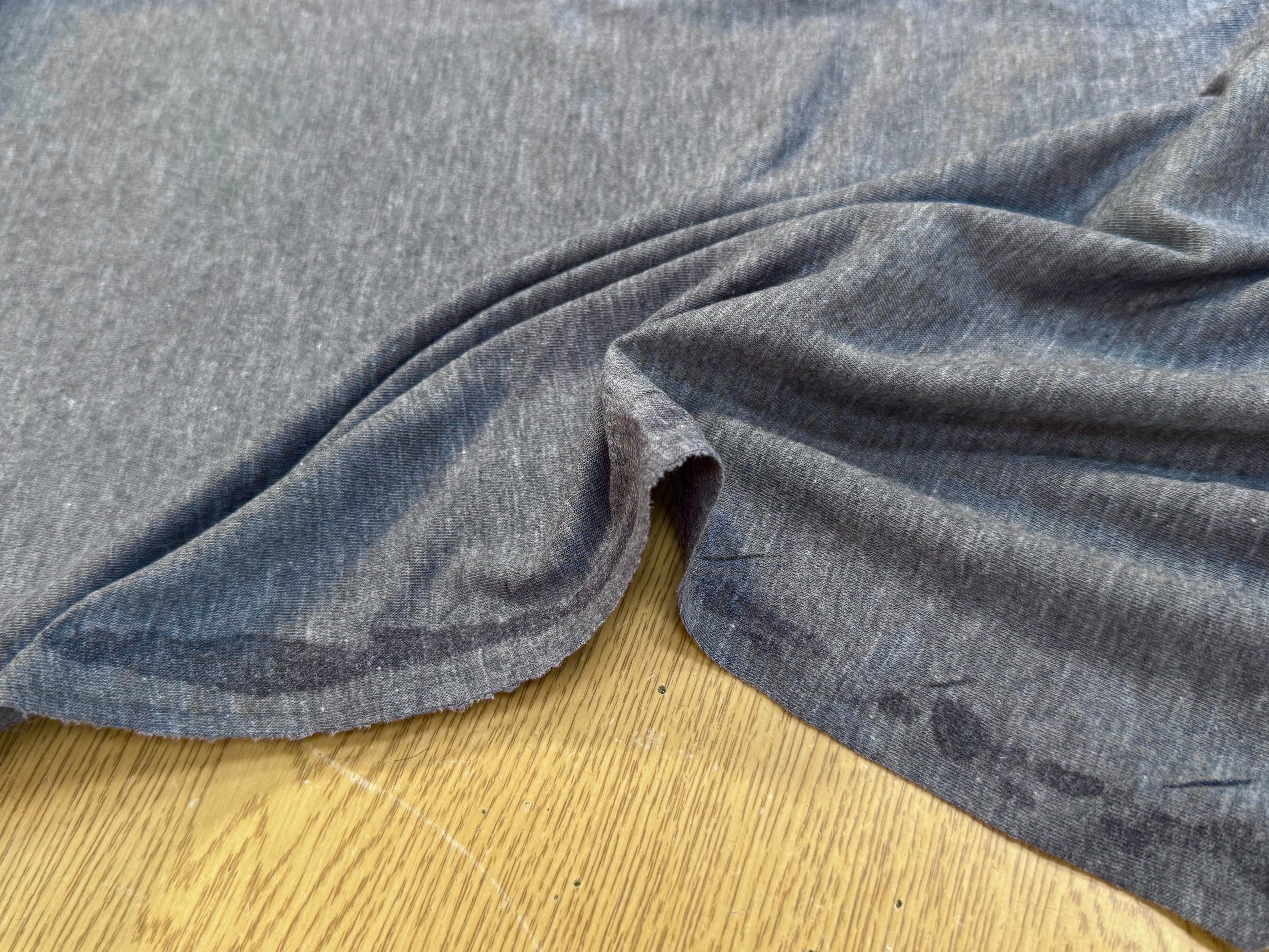 JERSEY DE COTON DOUX GRIS FONCÉ - My Little Coupon