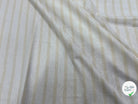 JERSEY DE COTON DOUX STRETCH RAYURES NEIGE ET ÉCRU FABRICATION RÉGION DE TROYES 🇫🇷 - My Little Coupon