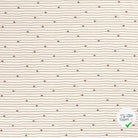 Jersey de coton escargots blanc cassé