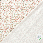 JERSEY DE COTON FLEURS BLANC CASSÉ - My Little Coupon