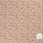 Jersey de coton fleurs blanc cassé