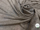 JERSEY DE COTON GRIS MARRON CLAIR - My Little Coupon