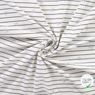 JERSEY DE COTON IMPRIMÉ ANCRES FOND BLEU MARINE - My Little Coupon