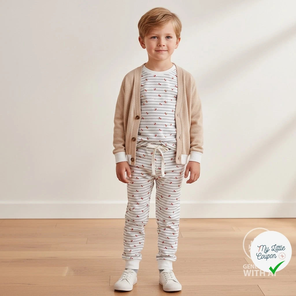 JERSEY DE COTON IMPRIMÉ CERISES - My Little Coupon