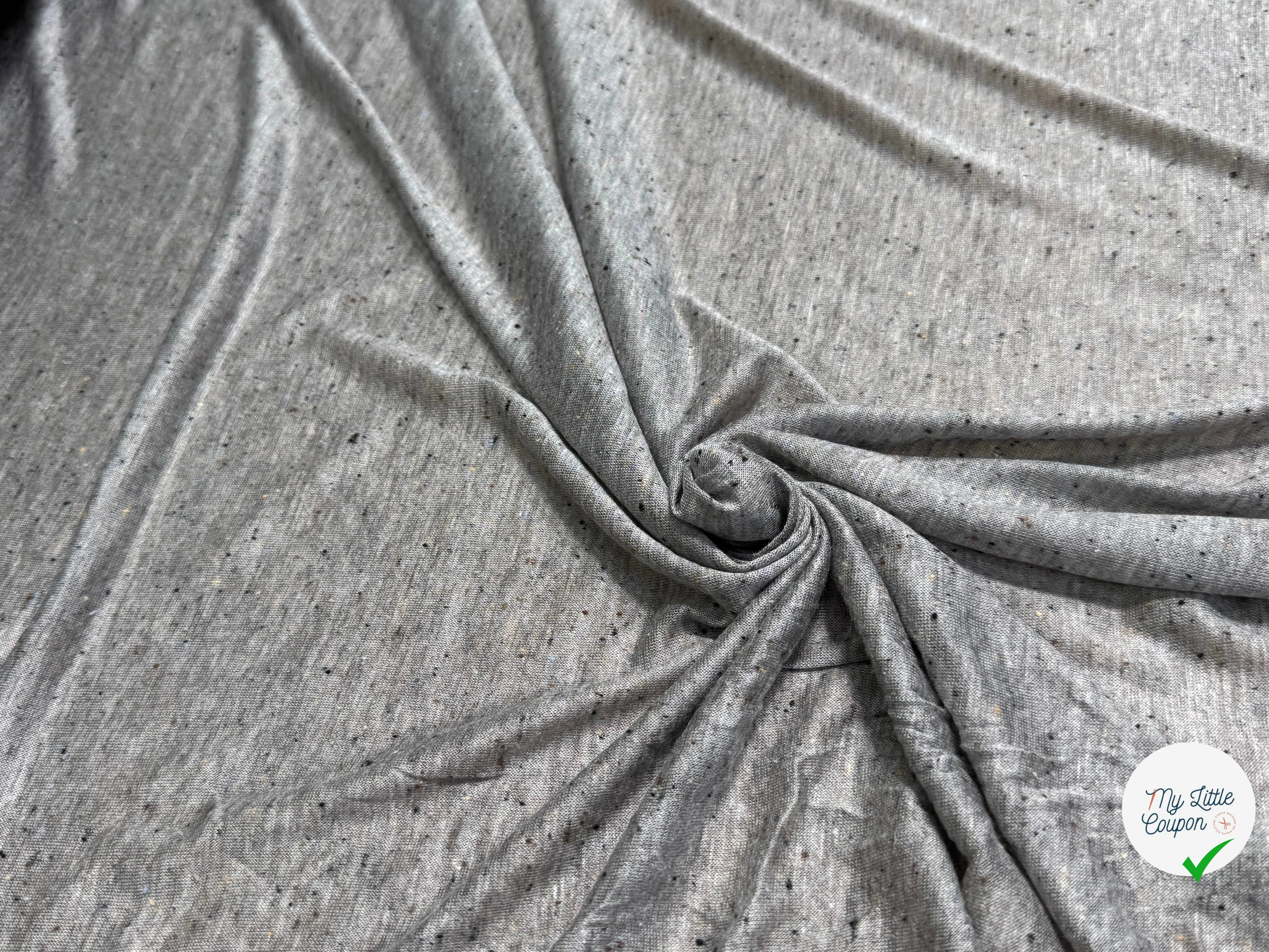 JERSEY DE COTON LÉGER SOFT GRIS - My Little Coupon