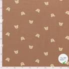 Jersey de coton léopards camel