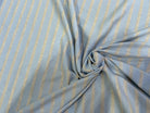 JERSEY DE COTON RAYURES GRISES FOND BLEU CIEL FABRICATION RÉGION DE TROYES 🇫🇷 - My Little Coupon