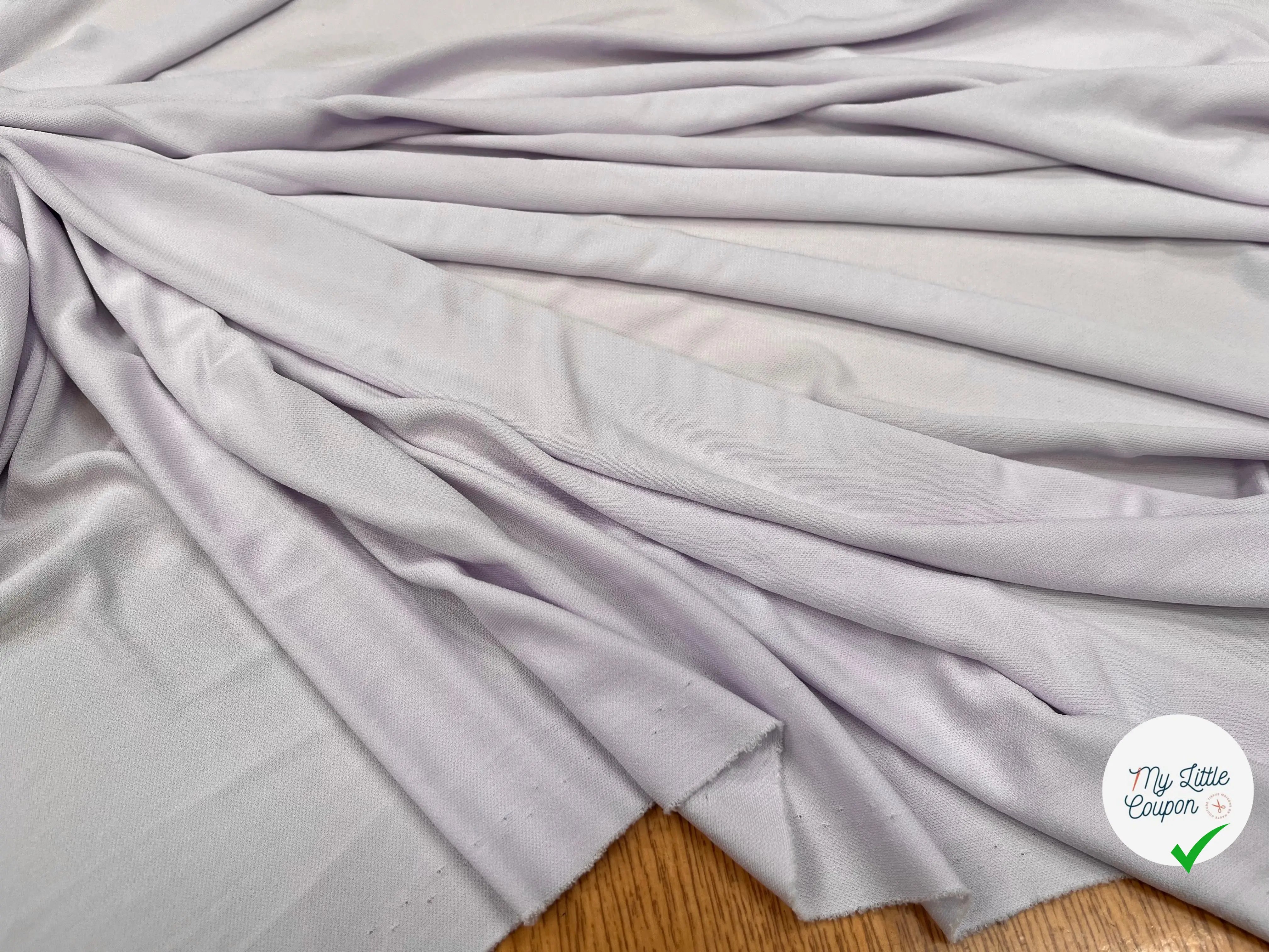 JERSEY DE COTON STRETCH LAVANDE - My Little Coupon