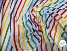 JERSEY DE COTON SUPER LÉGER STRETCH MULTICOLORE ARC-EN-CIEL FABRICATION RÉGION DE TROYES 🇫🇷 - My Little Coupon