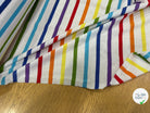 JERSEY DE COTON SUPER LÉGER STRETCH MULTICOLORE ARC-EN-CIEL FABRICATION RÉGION DE TROYES 🇫🇷 - My Little Coupon