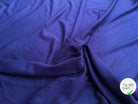 JERSEY DE COTON UNI BLEU MARINE - My Little Coupon