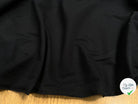 JERSEY DE COTON UNI NOIR - My Little Coupon