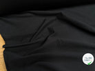 JERSEY DE COTON UNI NOIR - My Little Coupon