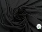 JERSEY DE COTON UNI NOIR - My Little Coupon