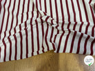 JERSEY DE COTON UNI ROUGE BRIQUE PROFOND FABRICATION RÉGION DE TROYES 🇫🇷 - My Little Coupon